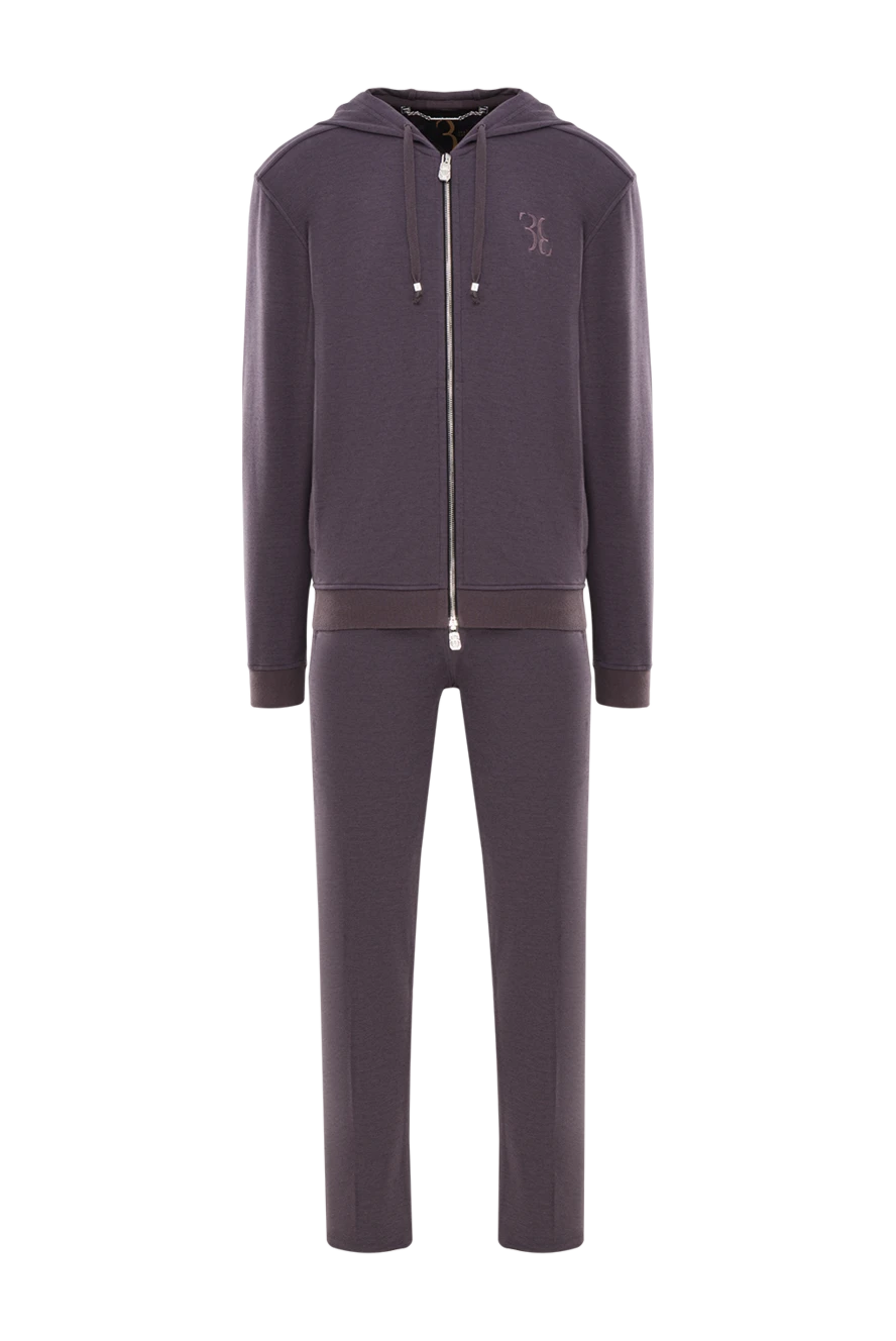 Billionaire sports suit for men made of silk and cotton gray 159540 - photo 1