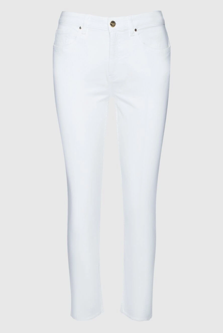 Max&Moi woman white cotton jeans for women купить с ценами и фото 159716 - photo 1