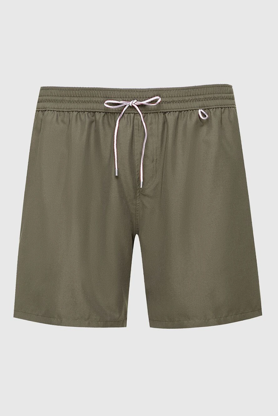 Loro Piana man men's green polyester beach shorts купить с ценами и фото 159822 - photo 1