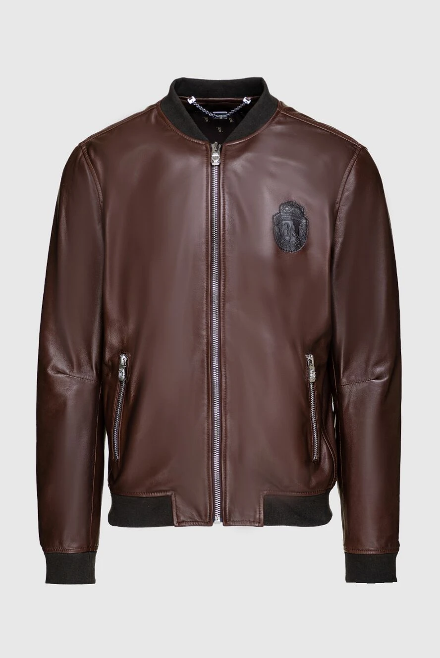 Billionaire man brown leather jacket for men купить с ценами и фото 159992 - photo 1