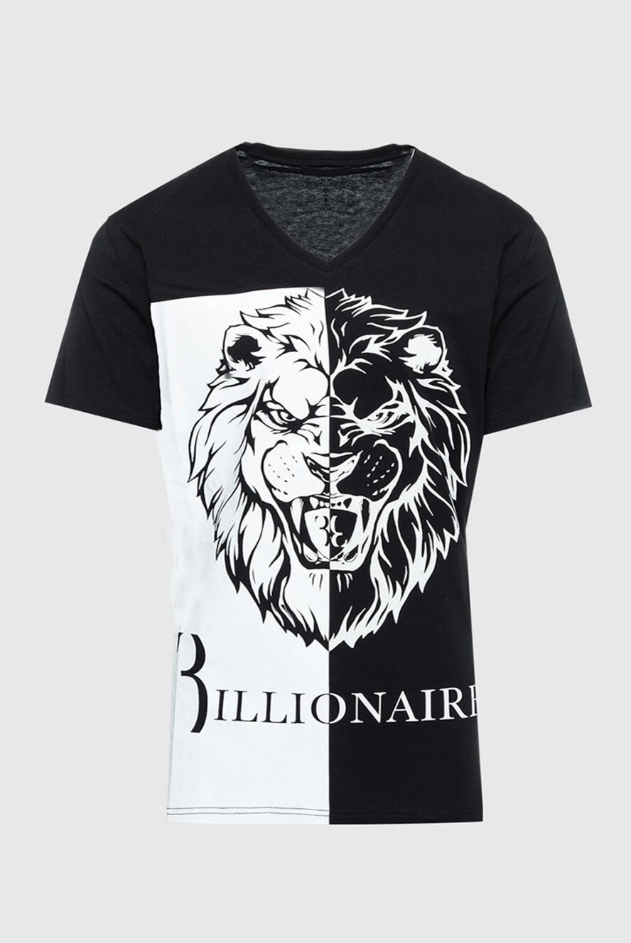 Billionaire man black cotton t-shirt for men купить с ценами и фото 160085 - photo 1