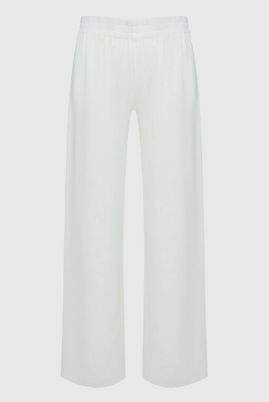 Re Vera woman white trousers for women купить с ценами и фото 160152 - photo 1