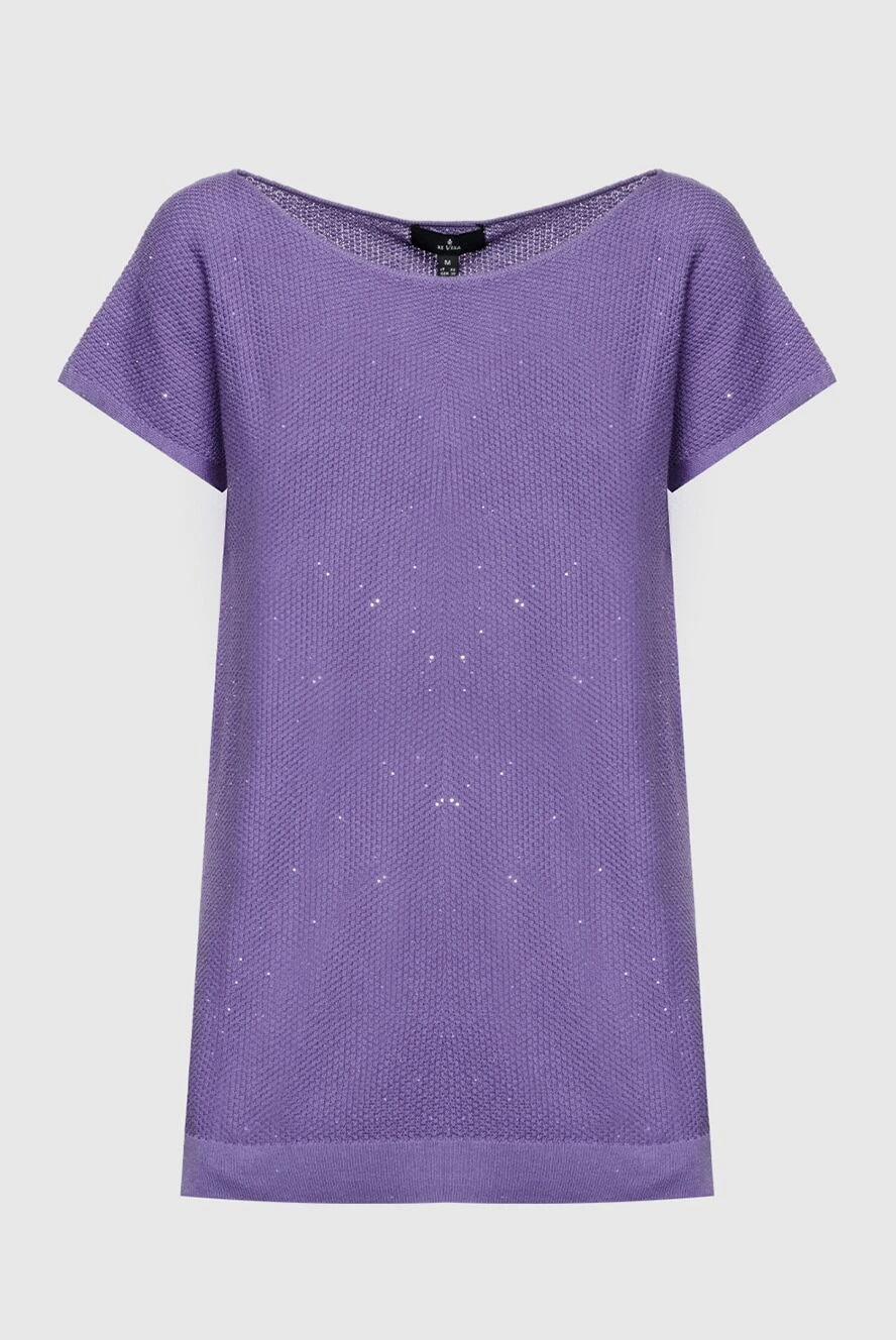 Re Vera woman purple cotton jumper for women купить с ценами и фото 160156 - photo 1