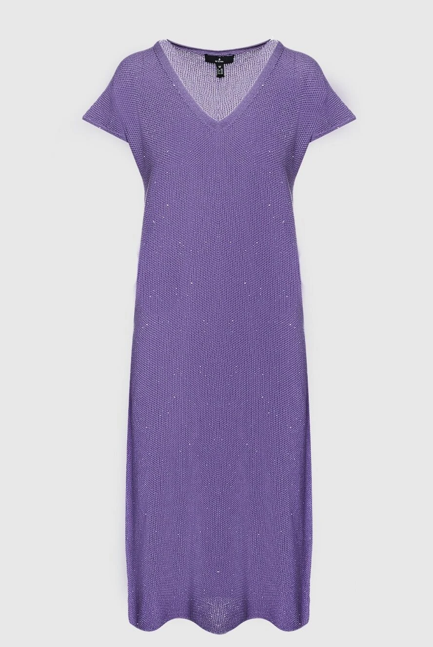 Re Vera woman purple cotton dress for women купить с ценами и фото 160157 - photo 1