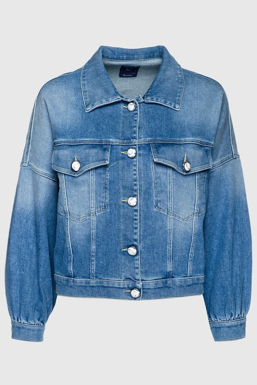 Jacob Cohen woman women's blue denim jacket купить с ценами и фото 160188 - photo 1