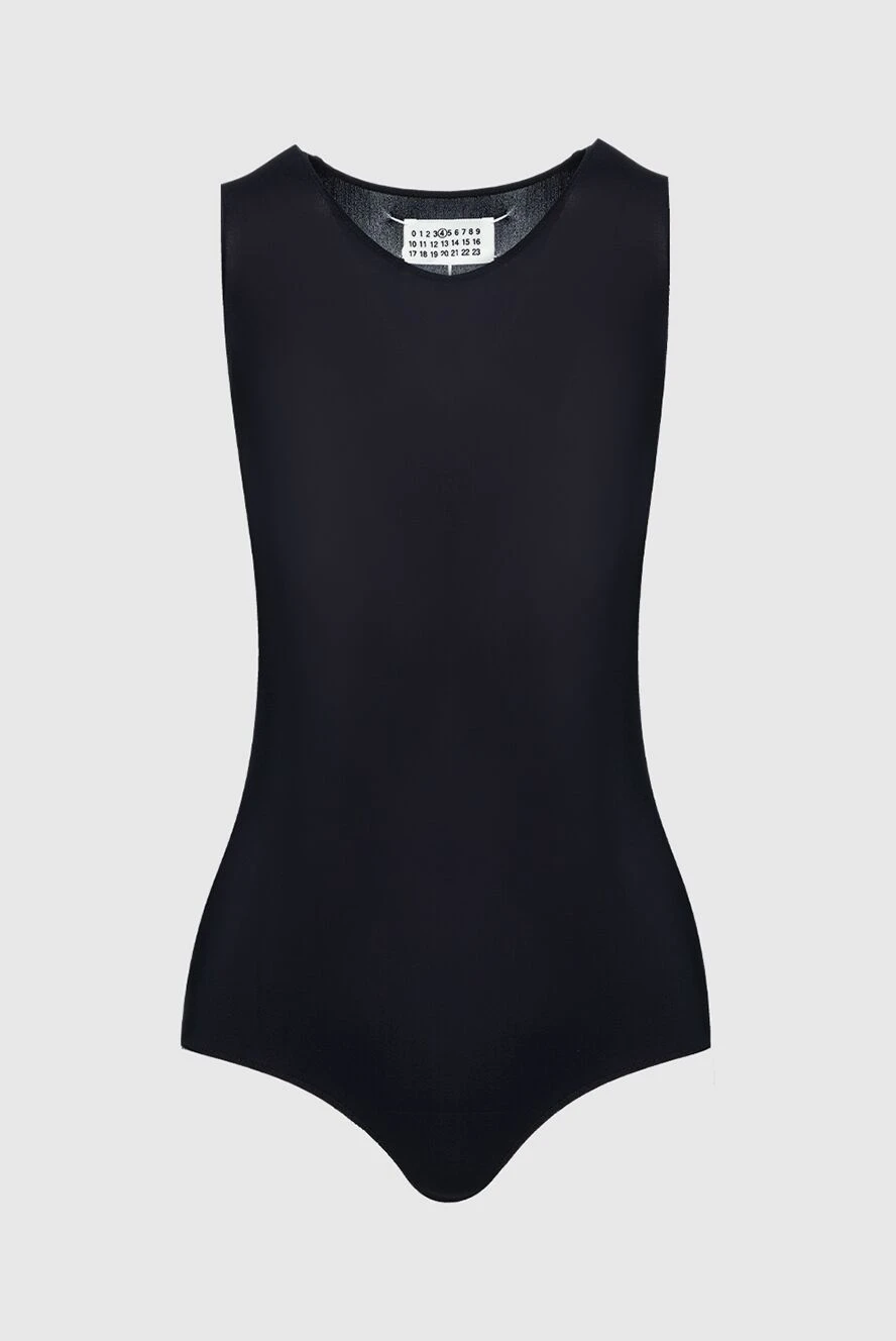 Maison Margiela woman black bodysuit made of polyamide and elastane for women купить с ценами и фото 160195 - photo 1