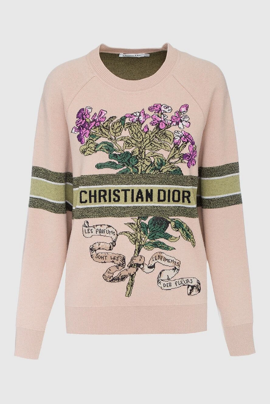 Dior woman pink cashmere and wool jumper for women купить с ценами и фото 160290 - photo 1