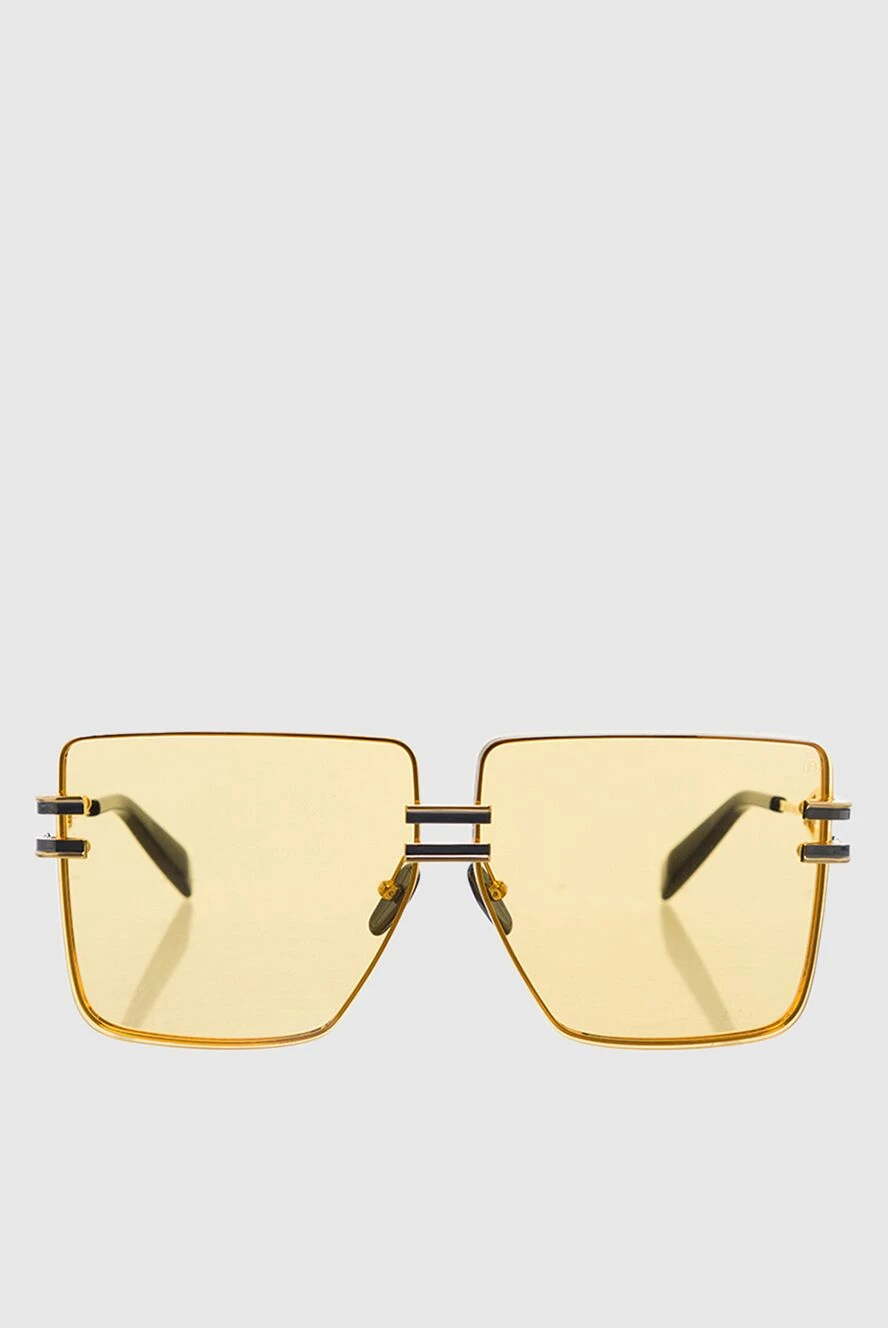 Balmain woman yellow plastic and metal glasses for women купить с ценами и фото 160346 - photo 1