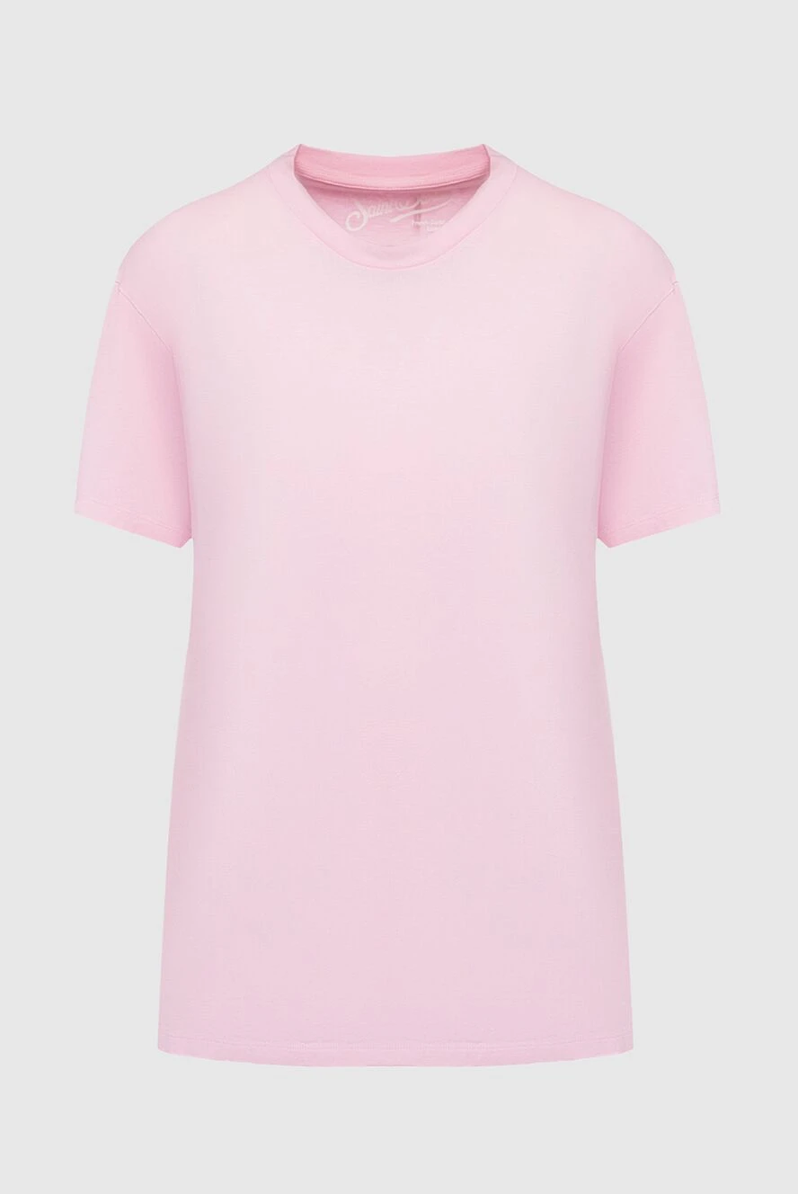 MC2 Saint Barth woman pink cotton t-shirt for women купить с ценами и фото 160891 - photo 1