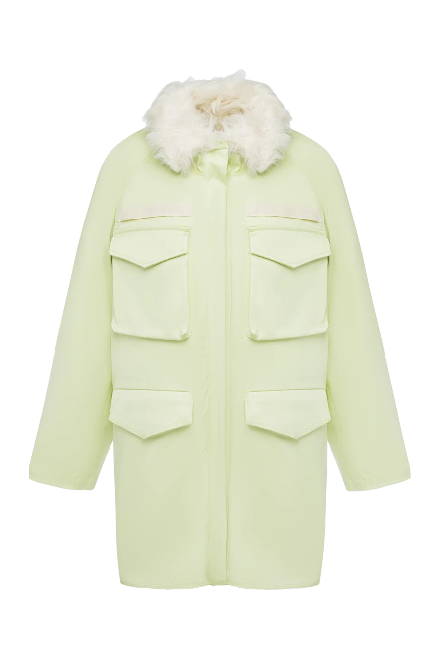 The Attico woman green cotton and elastane parka for women купить с ценами и фото 161029 - photo 1