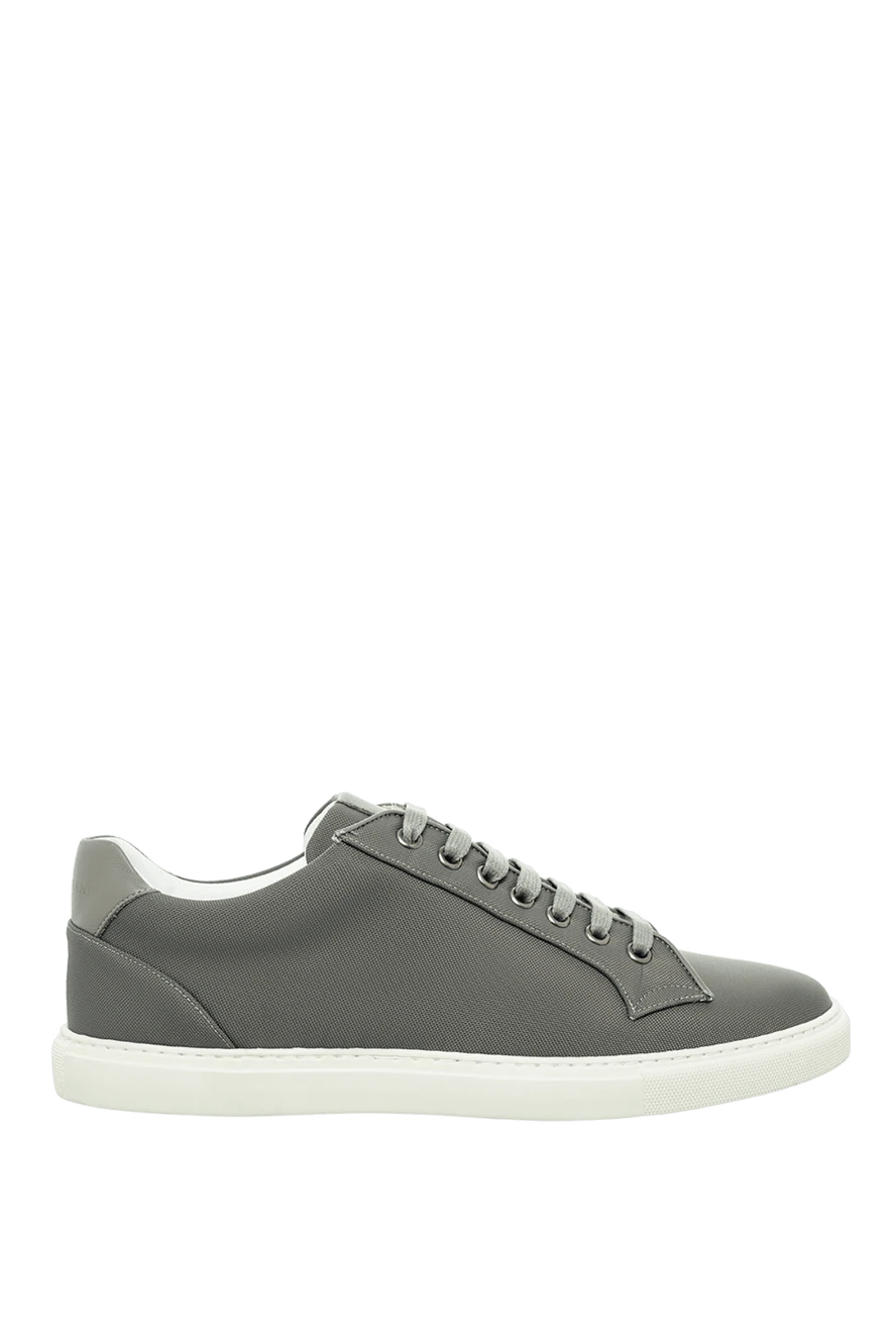 Corneliani man gray textile sneakers for men купить с ценами и фото 161231 - photo 1