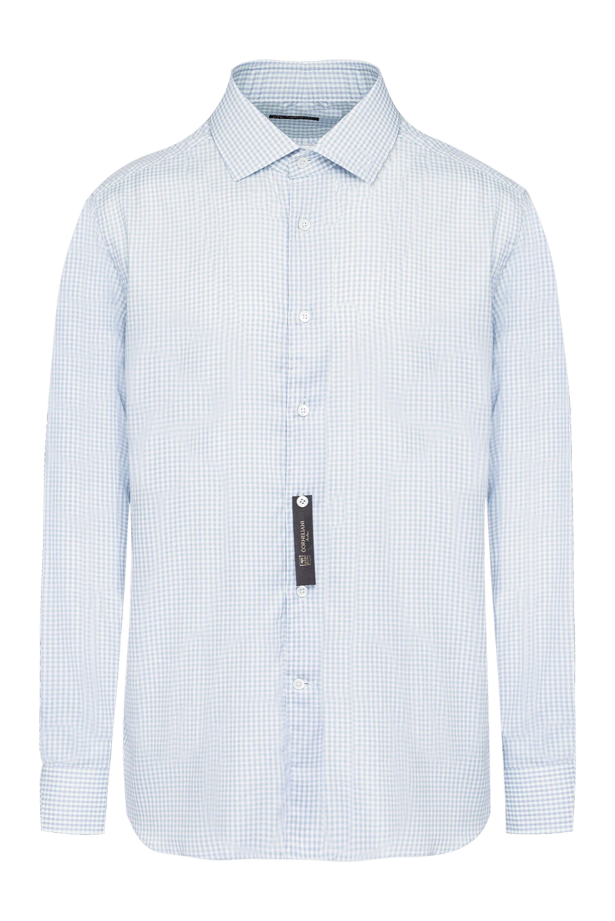 Corneliani man blue cotton shirt for men 161247 - photo 1