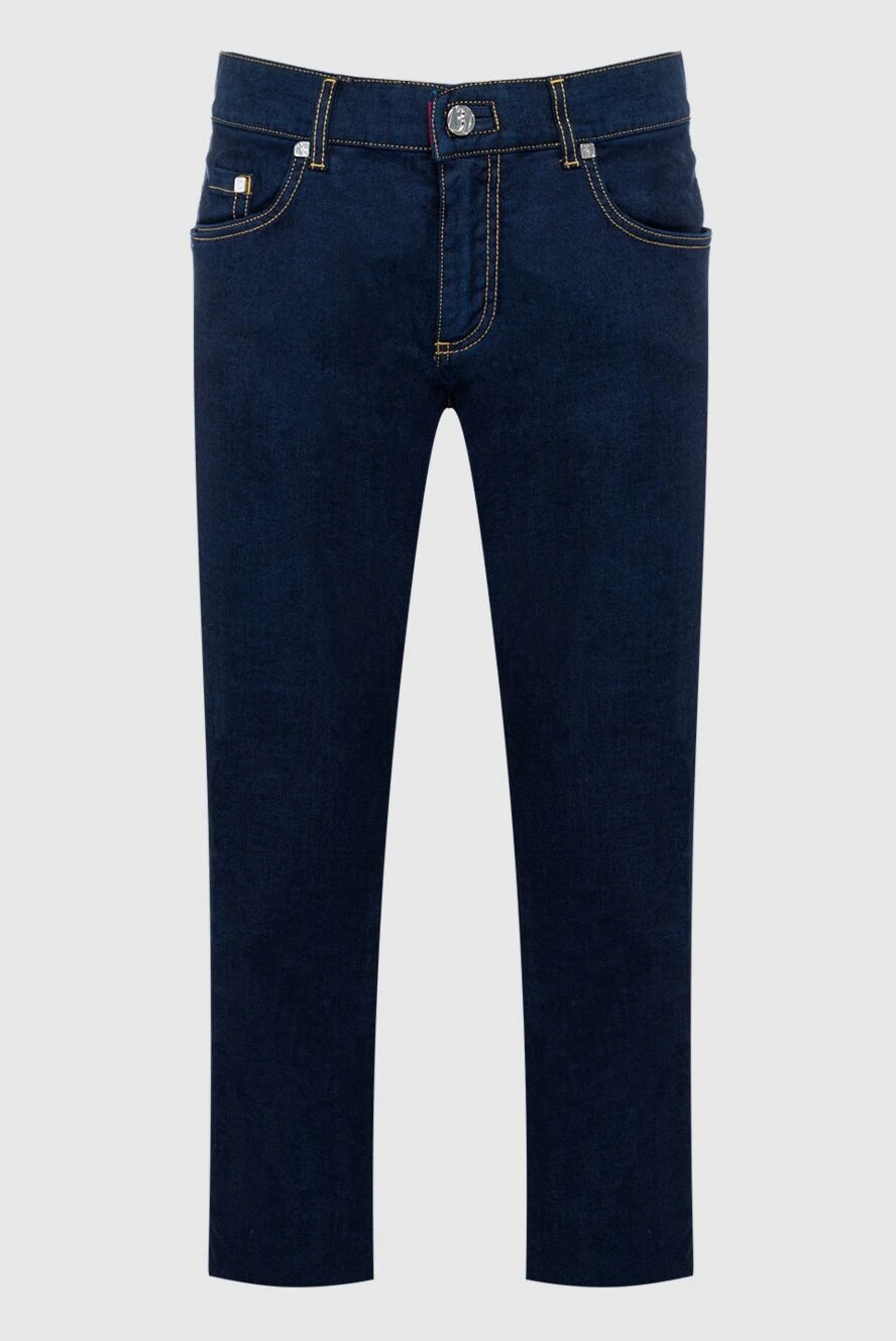 Billionaire man blue cotton jeans for men купить с ценами и фото 161682 - photo 1