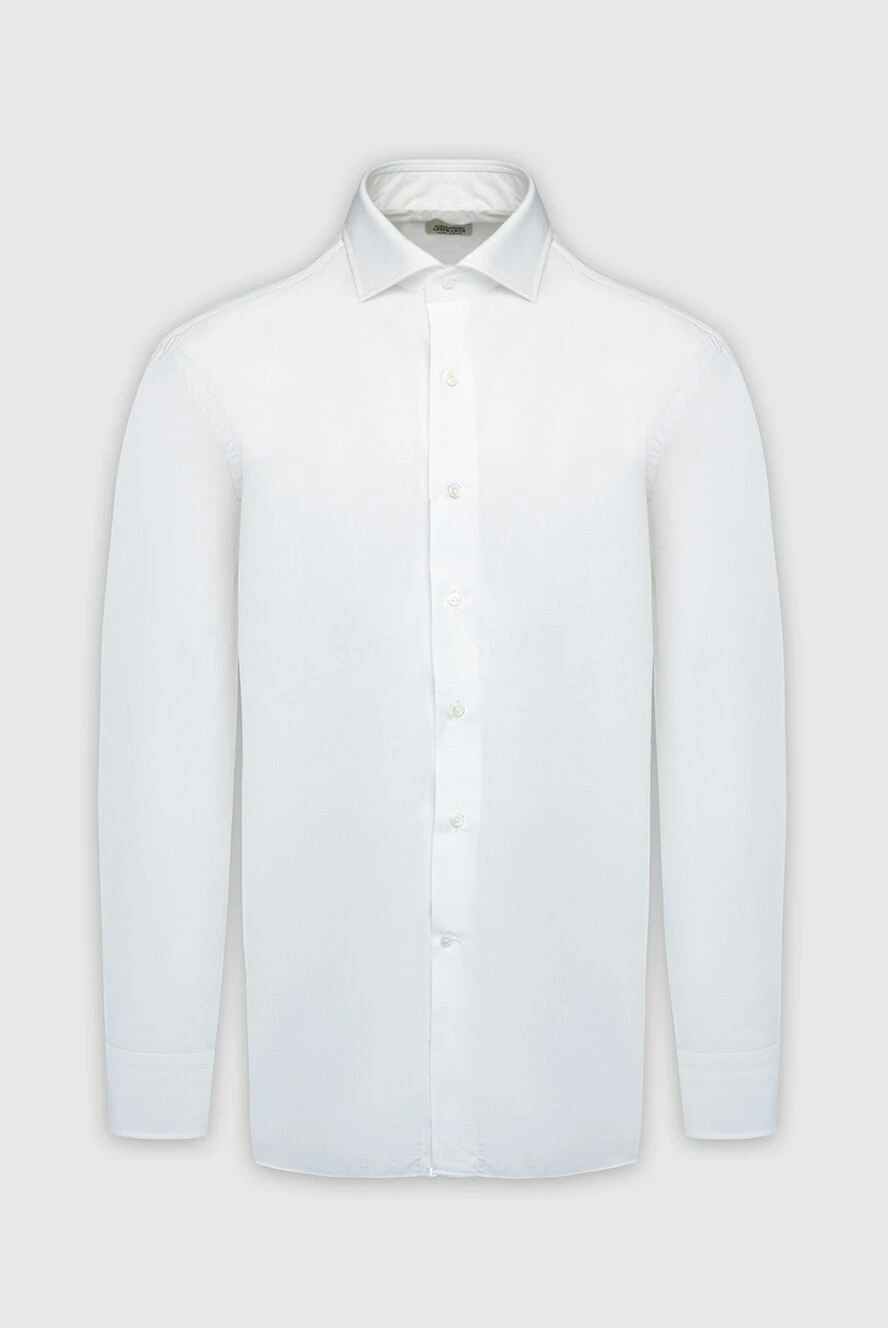 Alessandro Gherardi man white cotton shirt for men купить с ценами и фото 161700 - photo 1