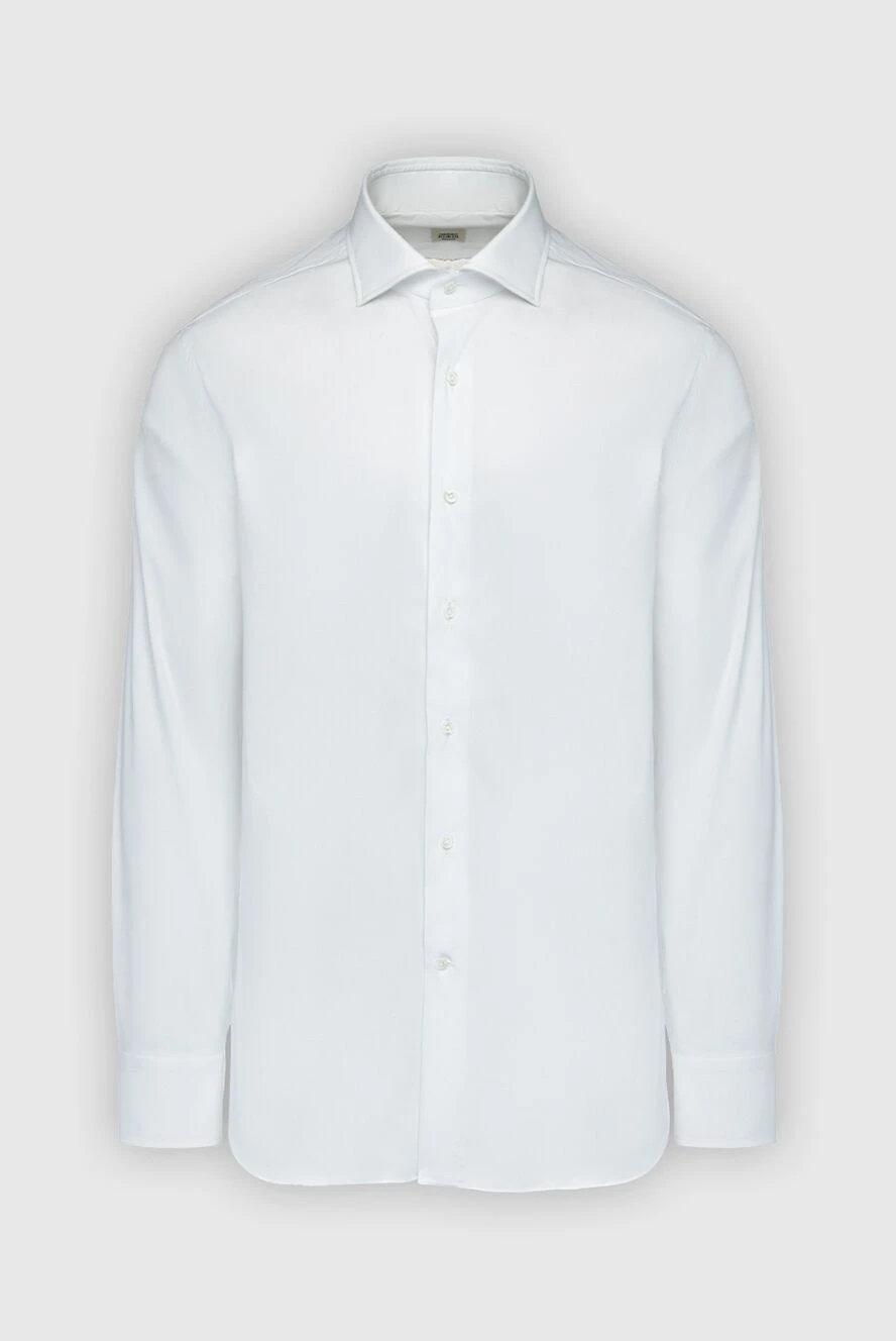 Alessandro Gherardi man white cotton shirt for men купить с ценами и фото 161705 - photo 1