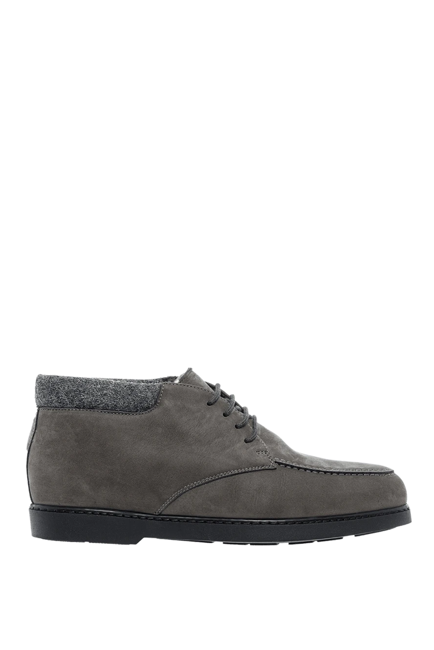 Doucal`s man men's nubuck boots gray купить с ценами и фото 161854 - photo 1