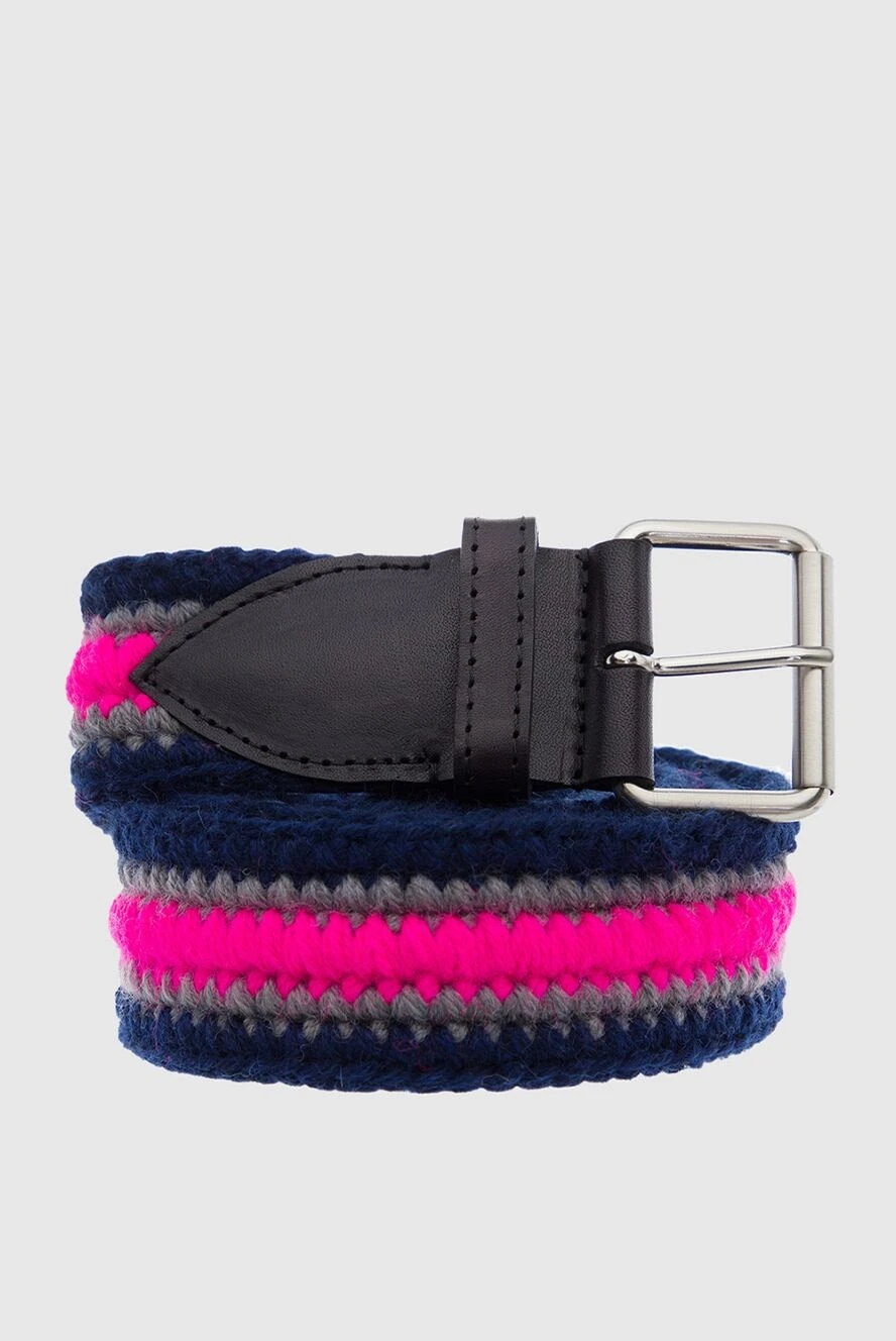 Philosophy di Lorenzo Serafini woman blue polyacrylic and wool belt for women купить с ценами и фото 161865 - photo 1