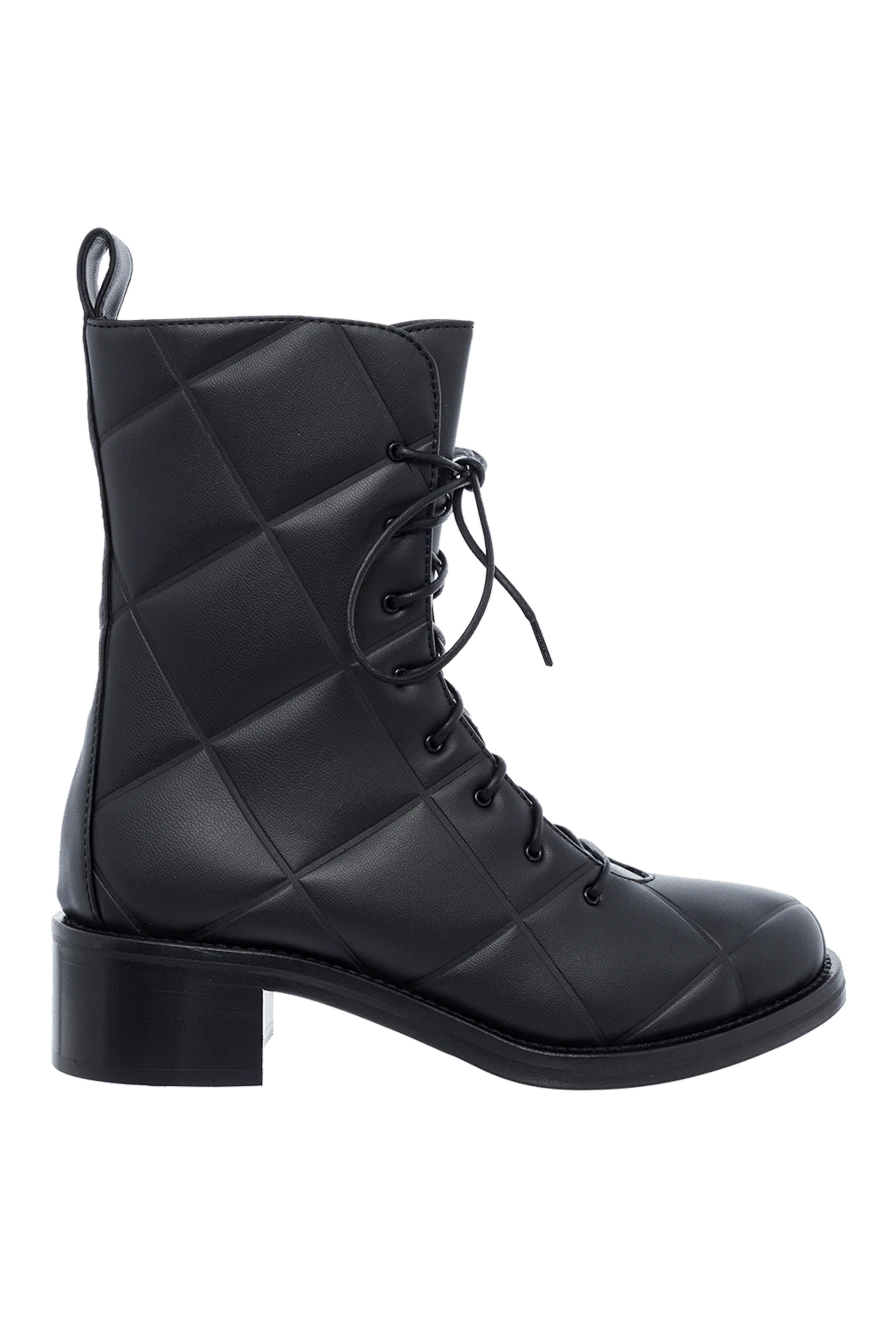 Le Silla woman black leather boots for women купить с ценами и фото 162281 - photo 1