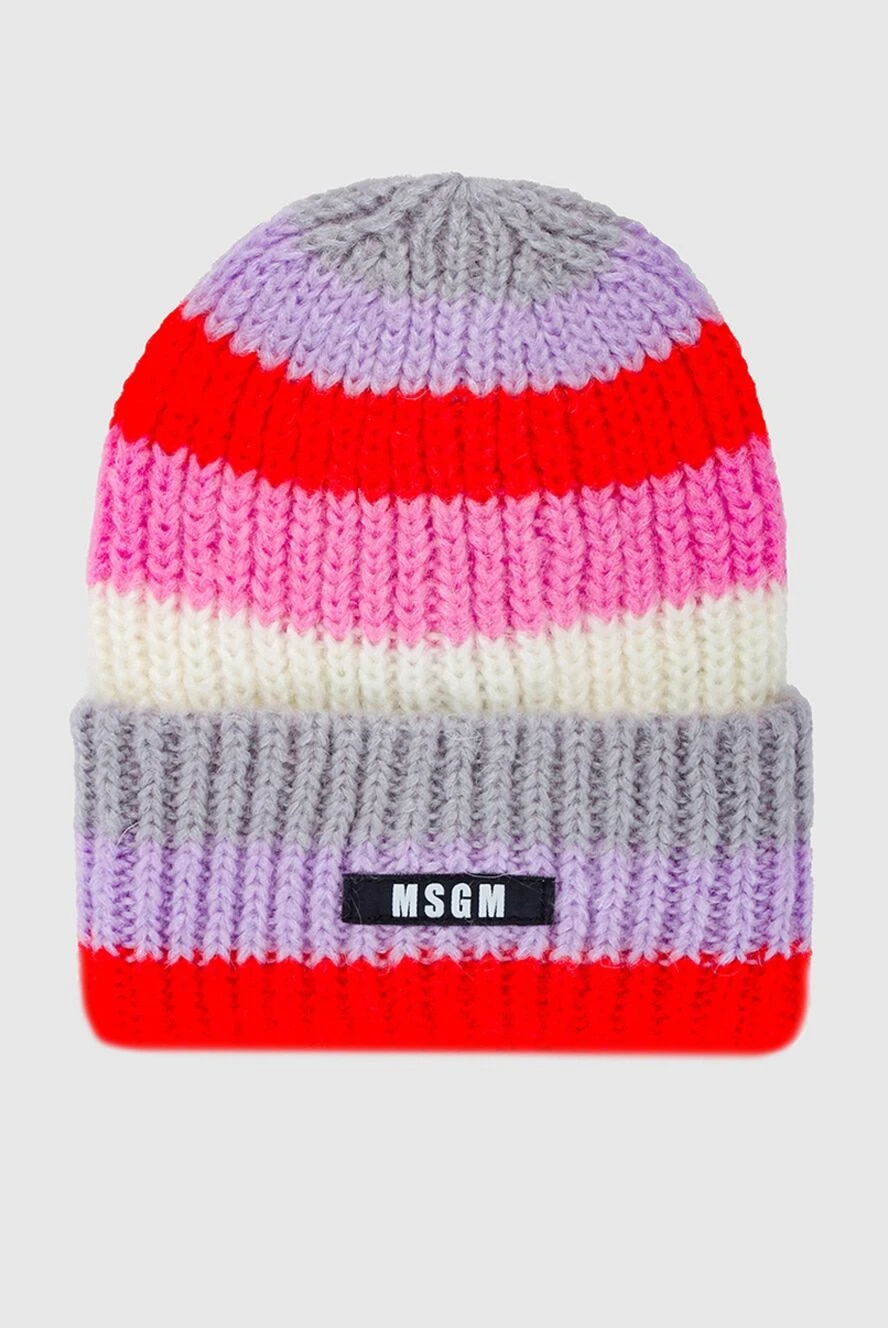 MSGM woman red cap for women купить с ценами и фото 162293 - photo 1