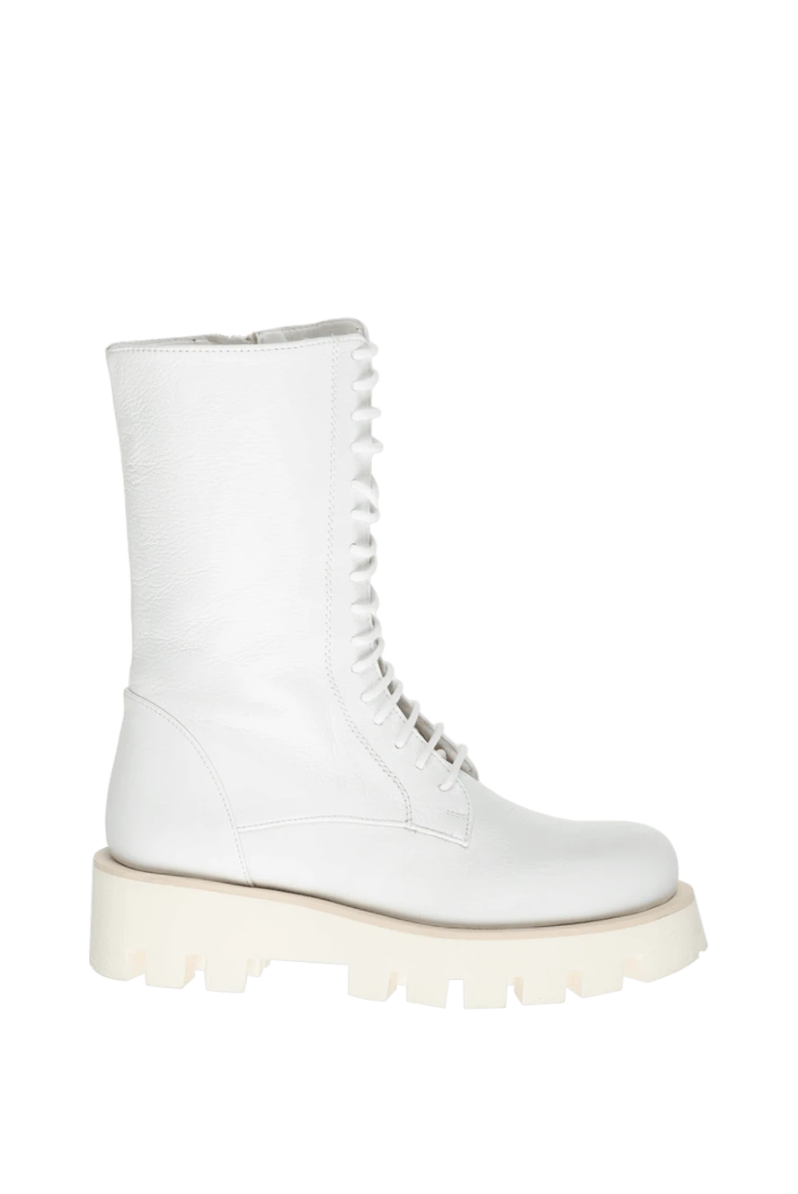 Paloma Barcelo woman white leather boots for women купить с ценами и фото 162409 - photo 1