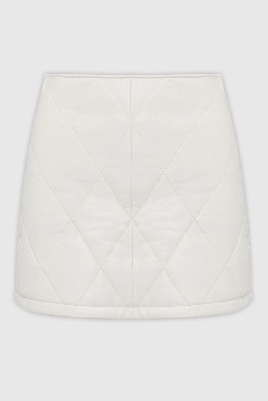 Blancha woman white leather skirt for women купить с ценами и фото 162577 - photo 1