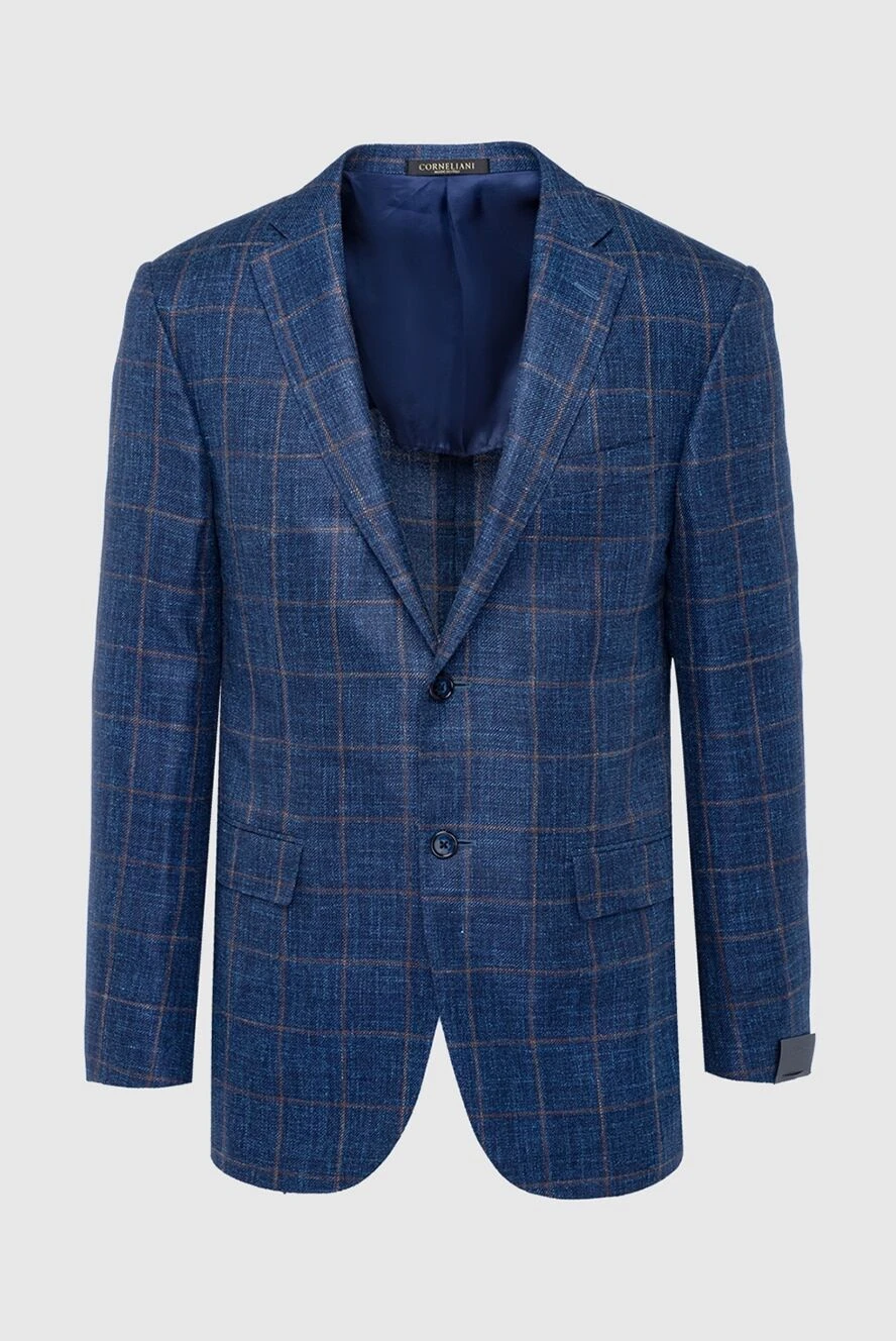 Corneliani man jacket blue for men купить с ценами и фото 162585 - photo 1