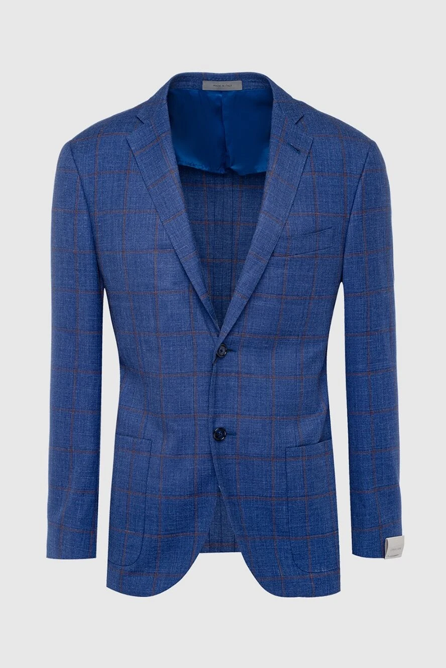 Corneliani man jacket blue for men купить с ценами и фото 162591 - photo 1