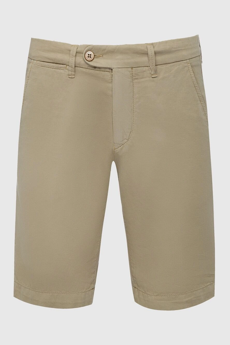 Corneliani man beige cotton and elastane shorts for men купить с ценами и фото 162601 - photo 1