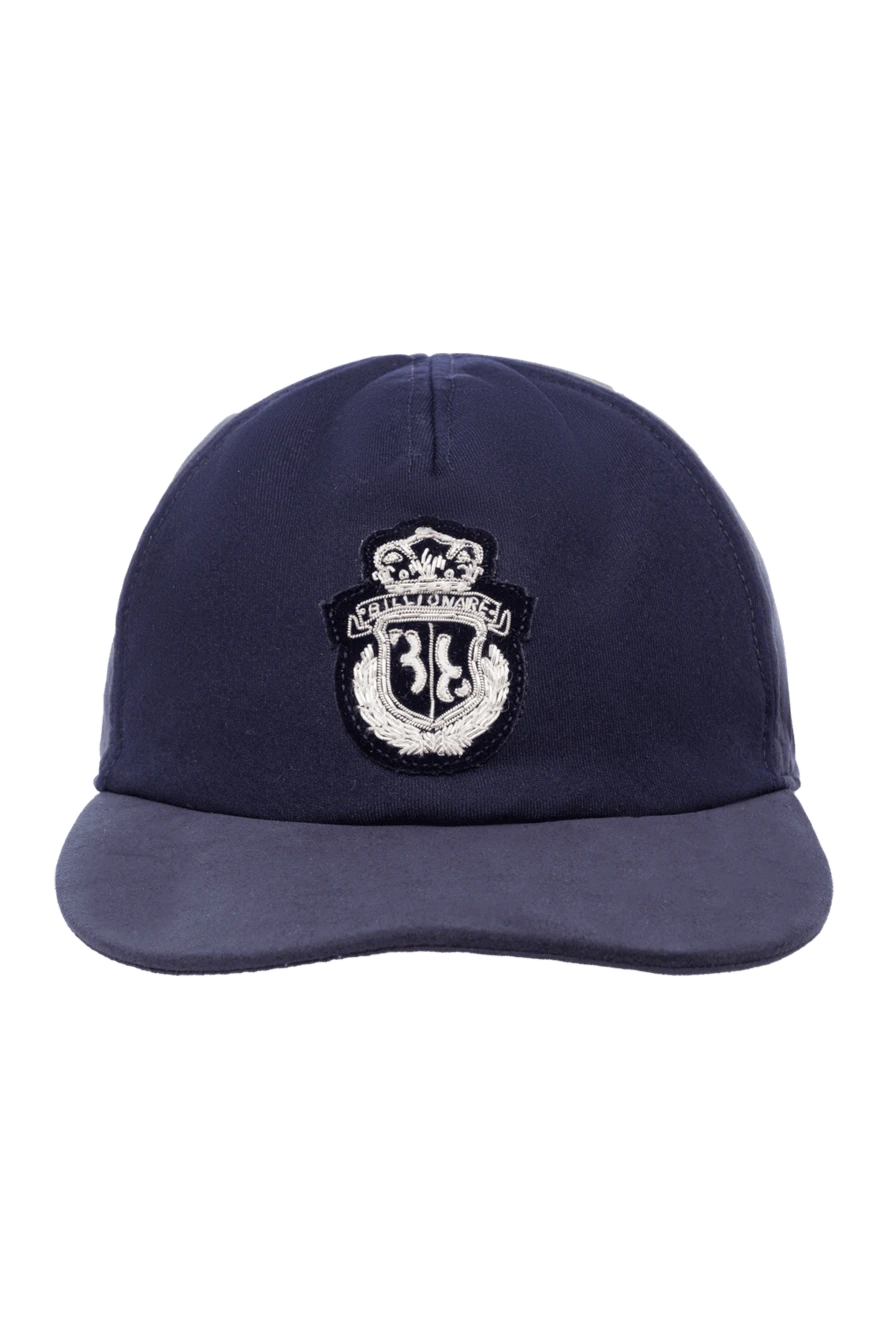 Billionaire man wool and polyester cap blue for men купить с ценами и фото 162610 - photo 1