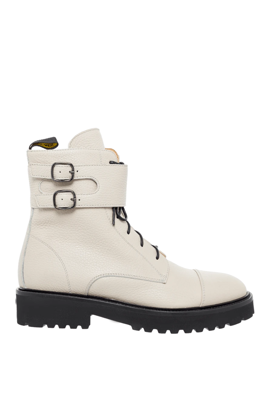 Doucal`s woman white leather boots for women купить с ценами и фото 162782 - photo 1