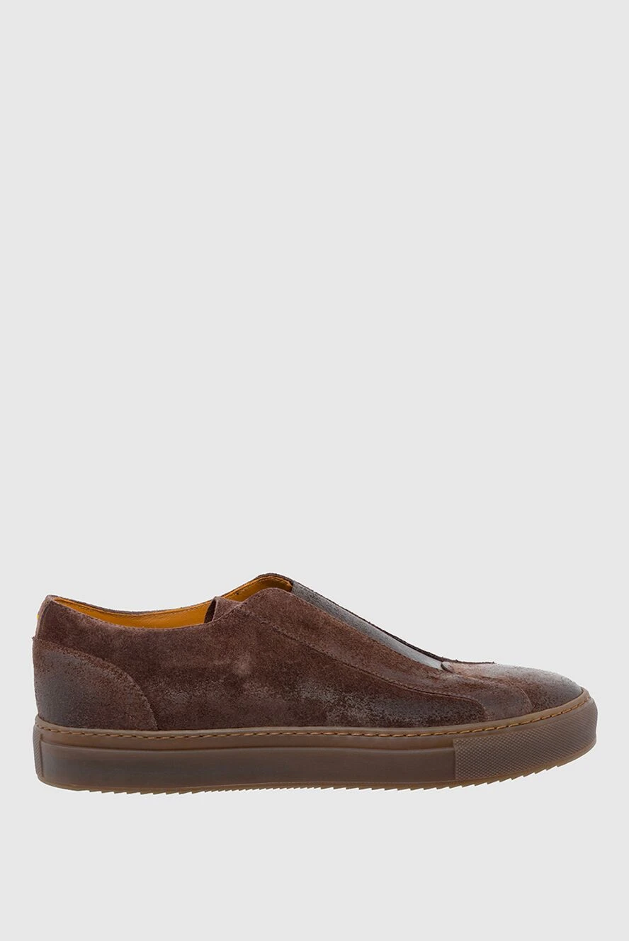 Doucal`s man brown suede sneakers for men купить с ценами и фото 162785 - photo 1