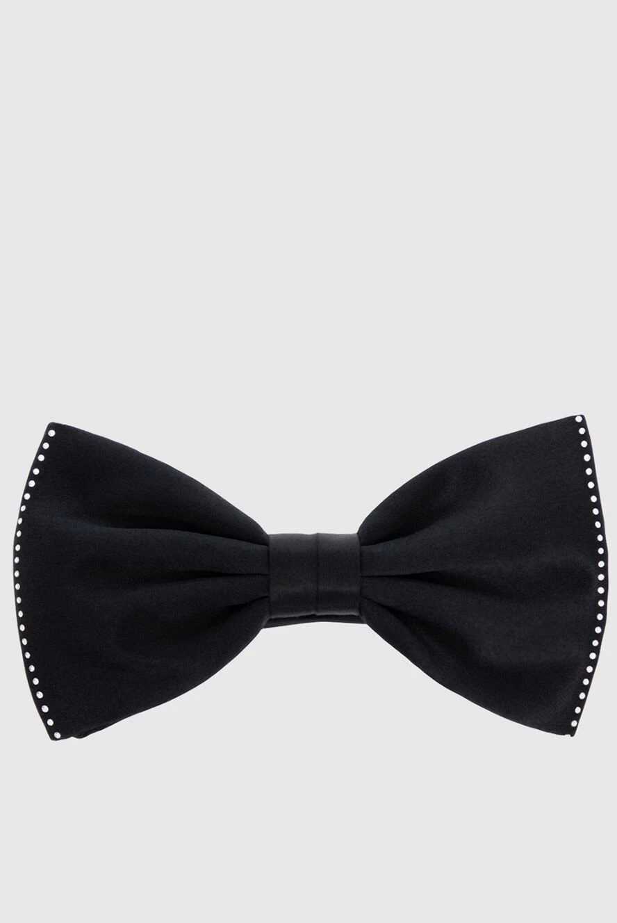 Stefano Ricci галстук-бабочка из шелка черный мужской 162797 - фото 1