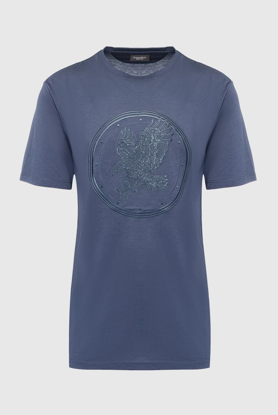 Stefano Ricci t-shirt made of cotton and modal gray 162826 - photo 1