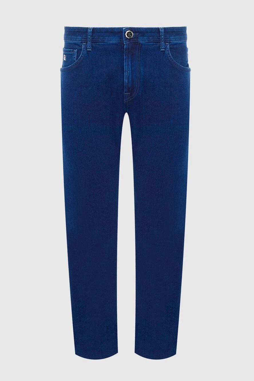 Stefano Ricci ерлерге арналған көк джинсы, әмбебап мақтадан жасалған 162858 - фото 1