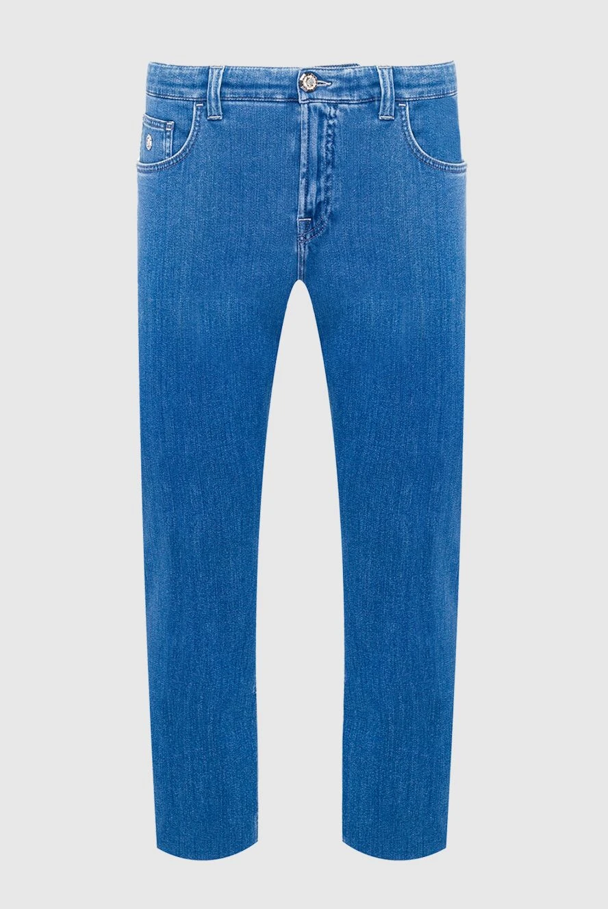 Stefano Ricci мужские джинсы из хлопка в синем цвете
162871 - фото 1