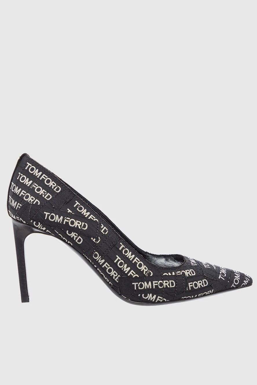 Tom Ford woman black textile and leather shoes for women купить с ценами и фото 163026 - photo 1