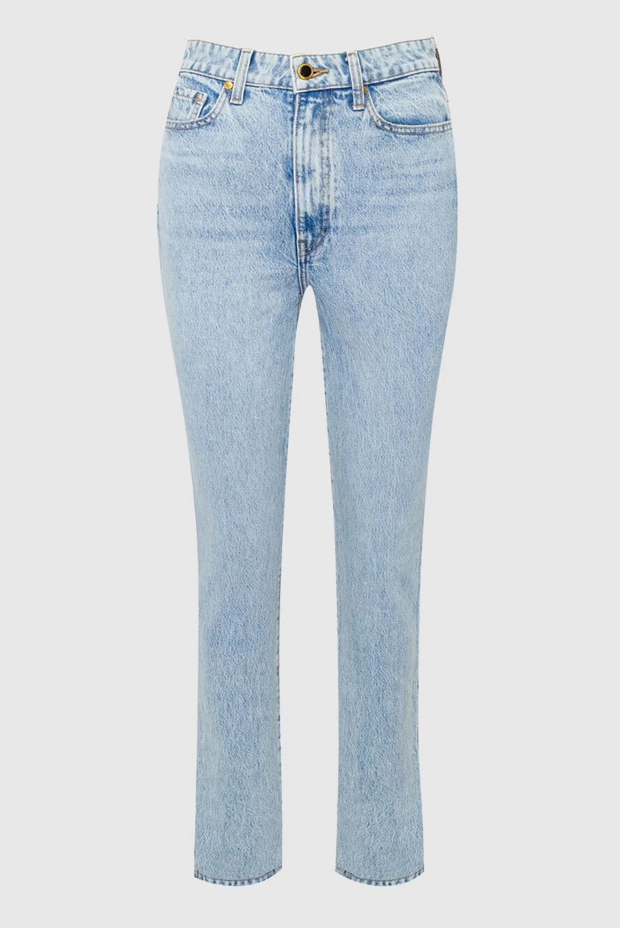 Khaite woman blue cotton jeans for women купить с ценами и фото 163113 - photo 1