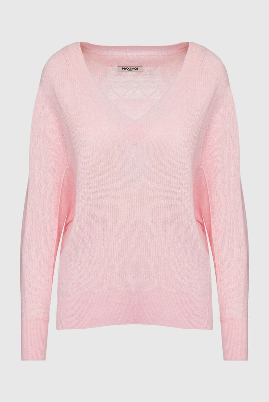 Max&Moi woman pink cashmere jumper for women купить с ценами и фото 163177 - photo 1