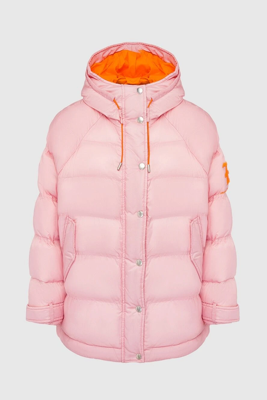 Ermanno Scervino woman women's pink polyamide down jacket купить с ценами и фото 163300 - photo 1