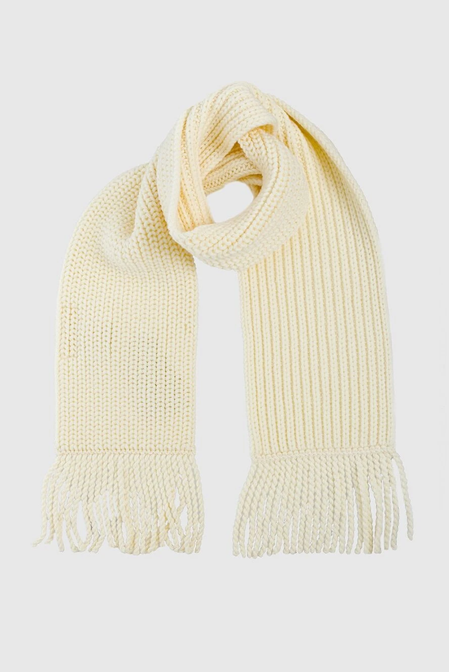 Ermanno Scervino woman beige wool scarf for women купить с ценами и фото 163303 - photo 1