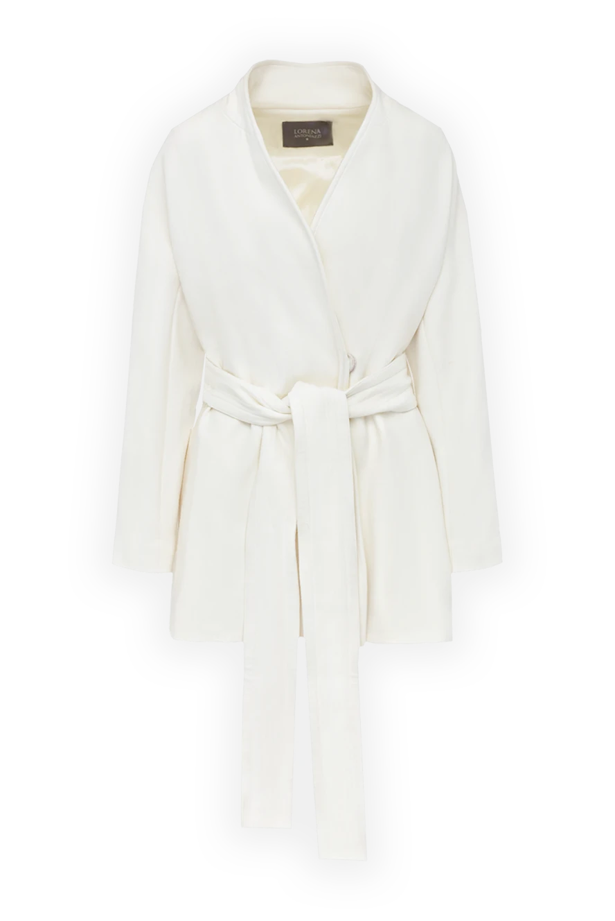 Lorena Antoniazzi пальто из кашемира и шерсти белое женское 163405 - фото 1