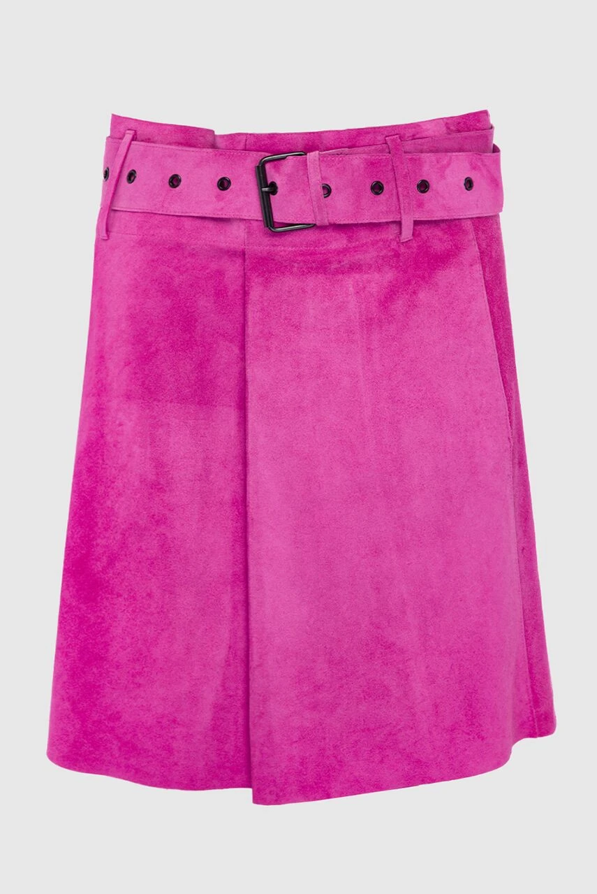 Isabel Marant woman pink leather skirt for women купить с ценами и фото 163668 - photo 1