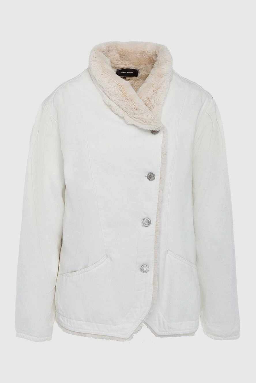 Isabel Marant woman white cotton jacket for women купить с ценами и фото 163669 - photo 1