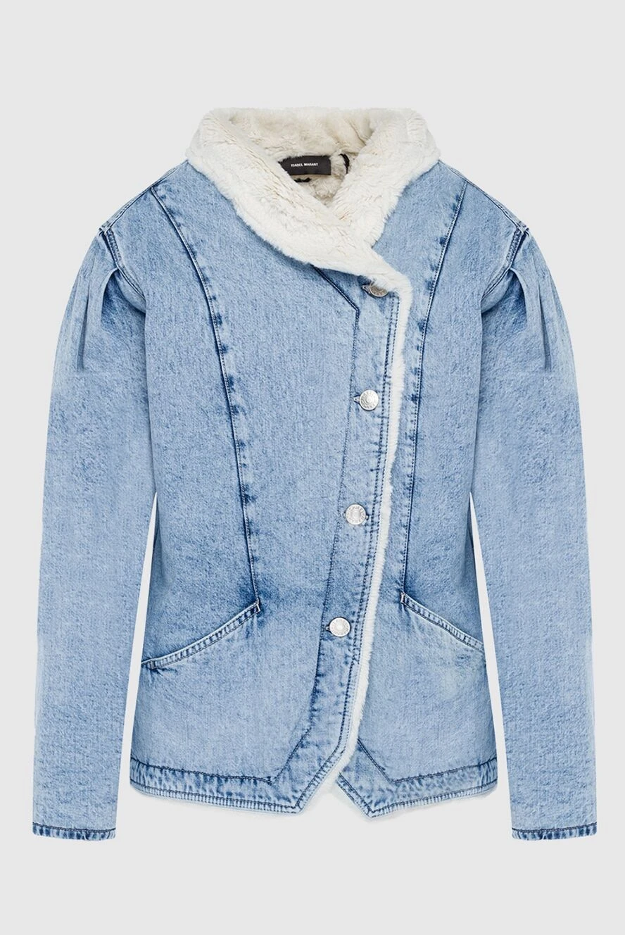 Isabel Marant woman blue cotton denim jacket for women купить с ценами и фото 163670 - photo 1