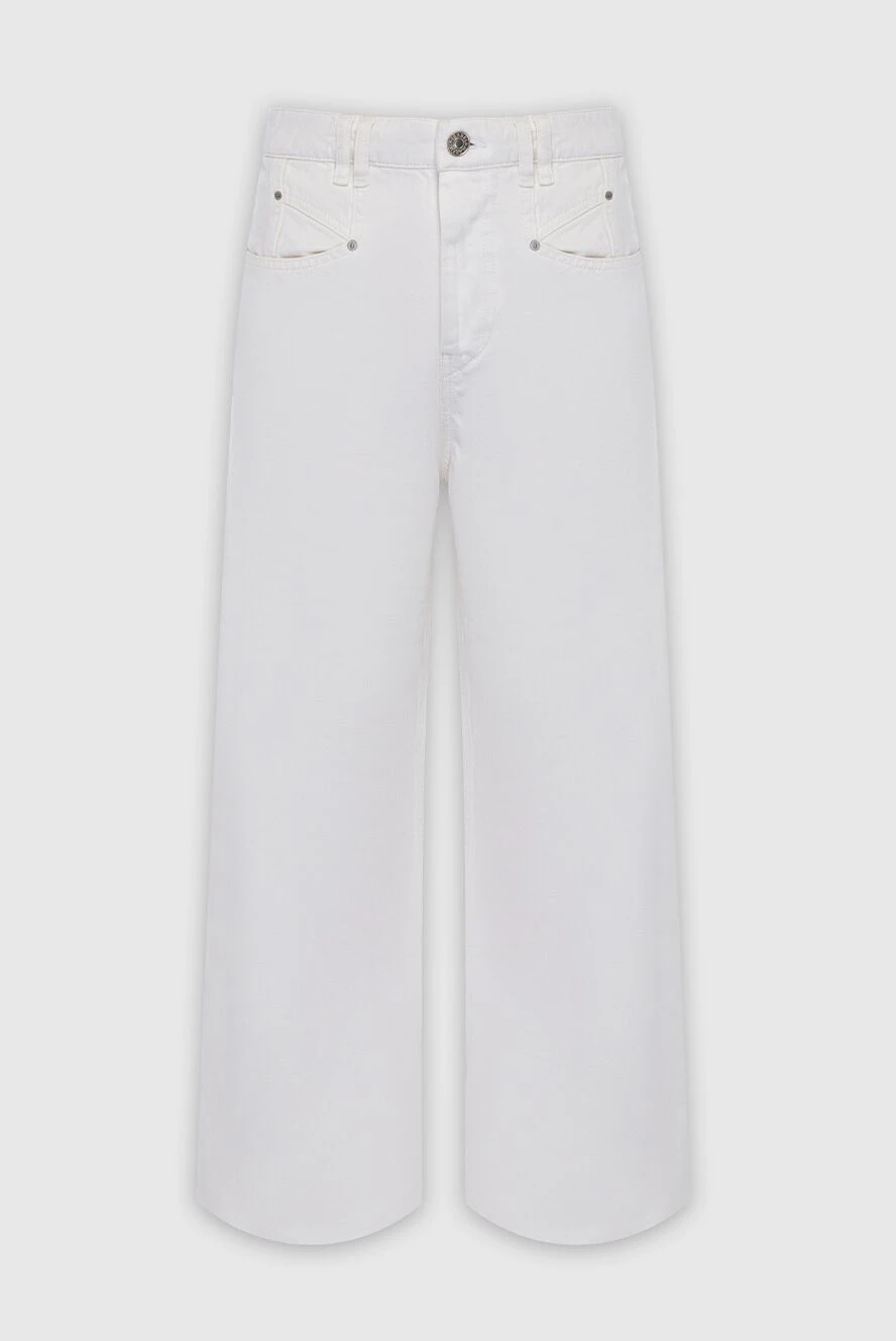 Isabel Marant woman white cotton jeans for women купить с ценами и фото 163672 - photo 1