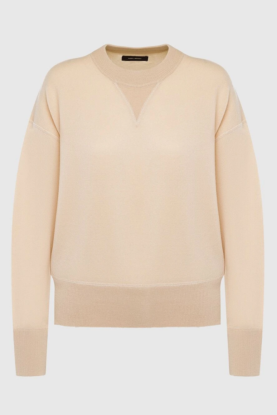 Isabel Marant woman beige wool jumper for women купить с ценами и фото 163677 - photo 1