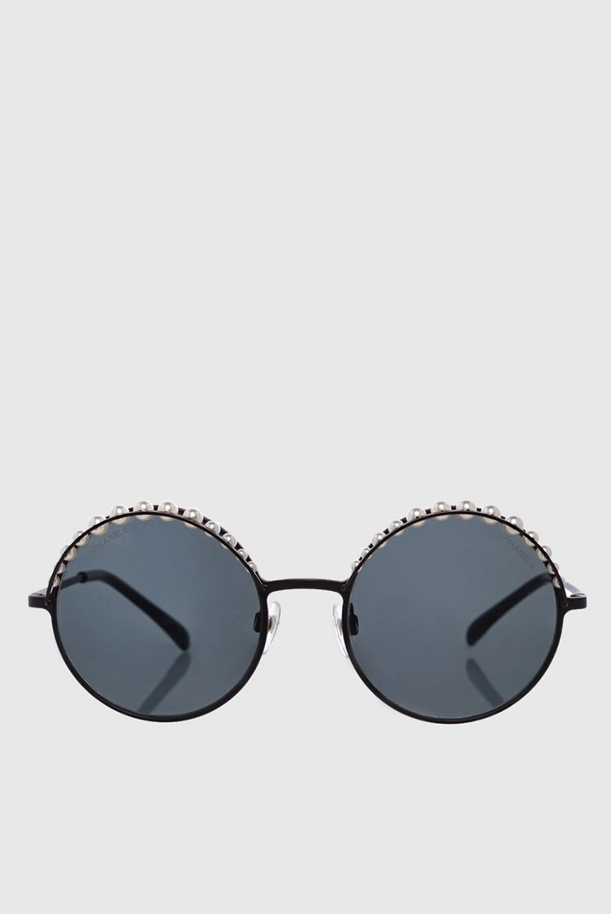 Chanel woman black plastic and metal glasses for women купить с ценами и фото 163781 - photo 1