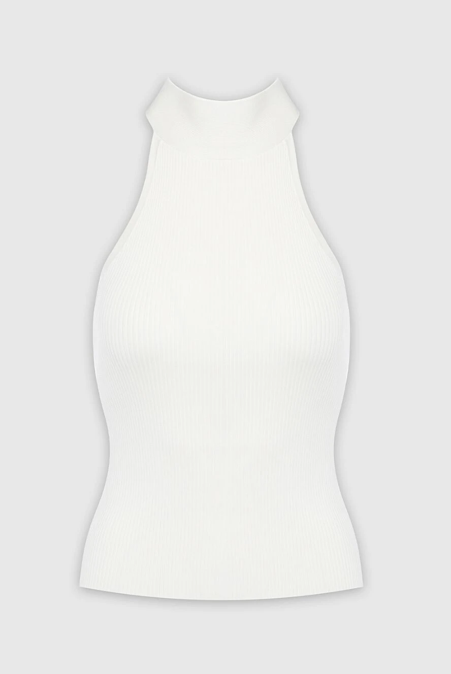 Zimmermann топ из вискозы и эластана белый женский 163798 - фото 1