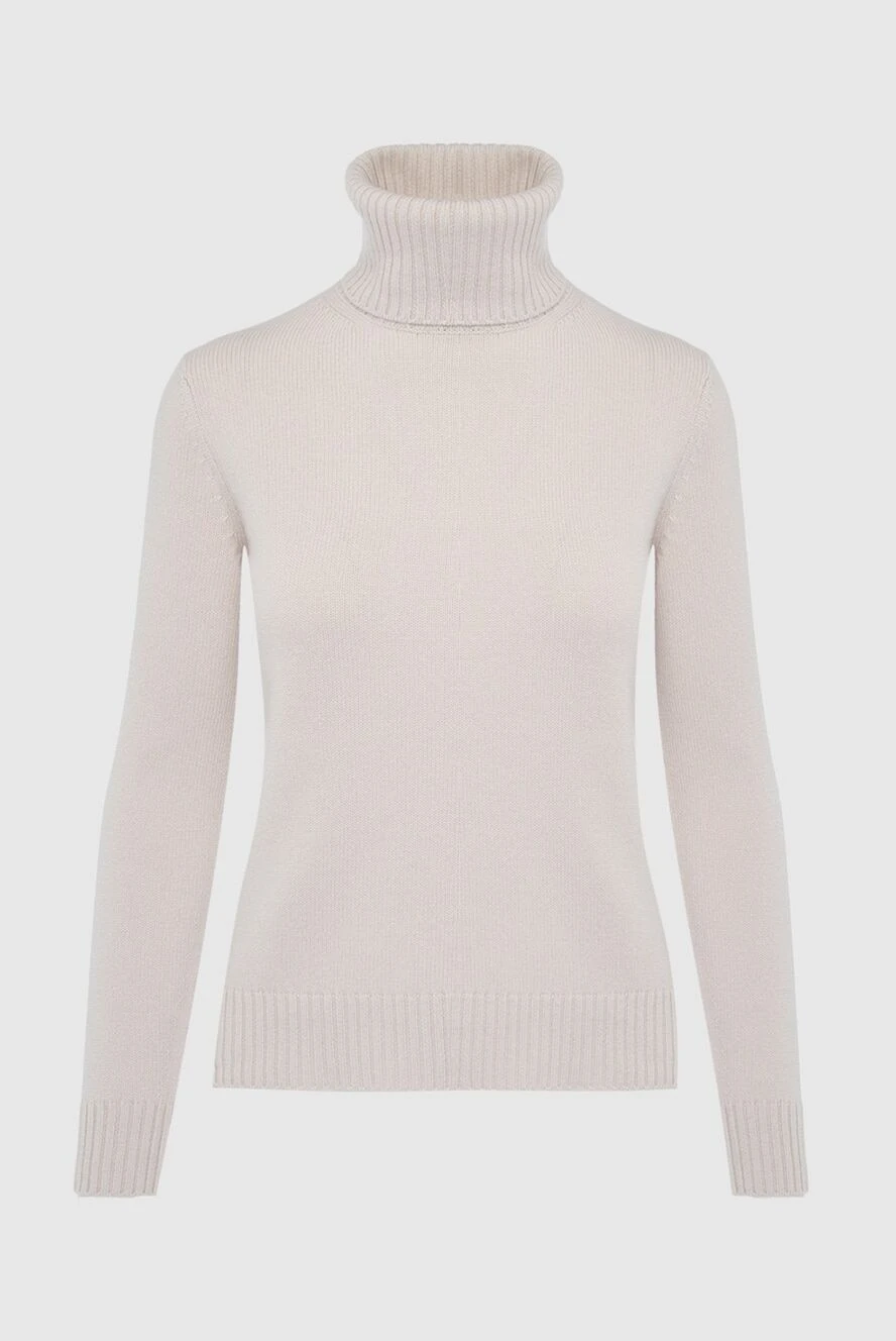 Loro Piana woman beige cashmere jumper for women купить с ценами и фото 163814 - photo 1