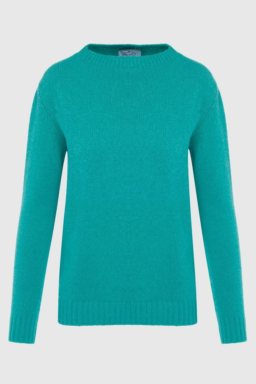 Prada woman green wool and cashmere jumper for women купить с ценами и фото 163866 - photo 1